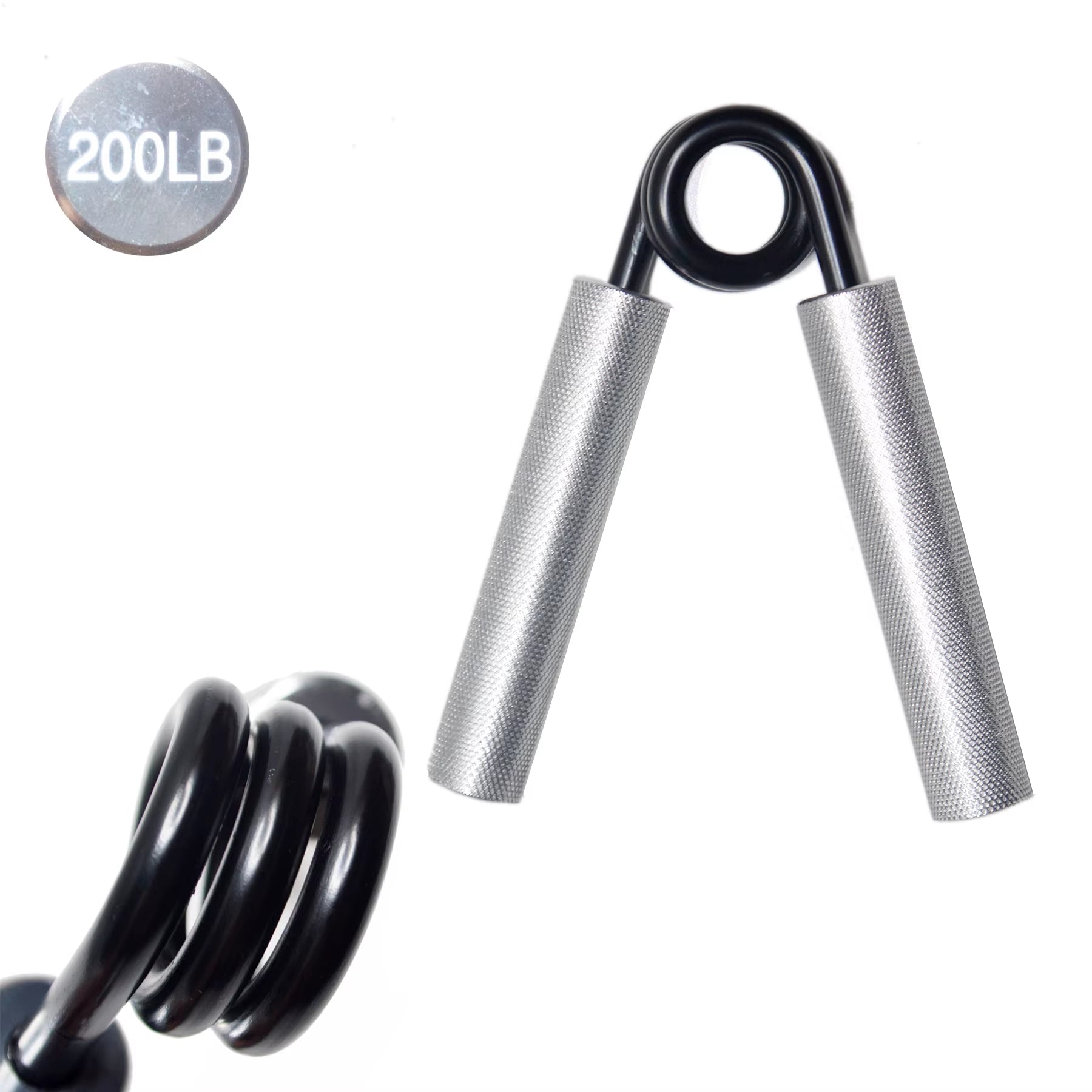 Metal Grip Strength Trainer 100Lb/150Lb/200Lb Grip, Non-Slip Hand Grip for Muscle Strengthening and Hand Rehabilitation Exercise