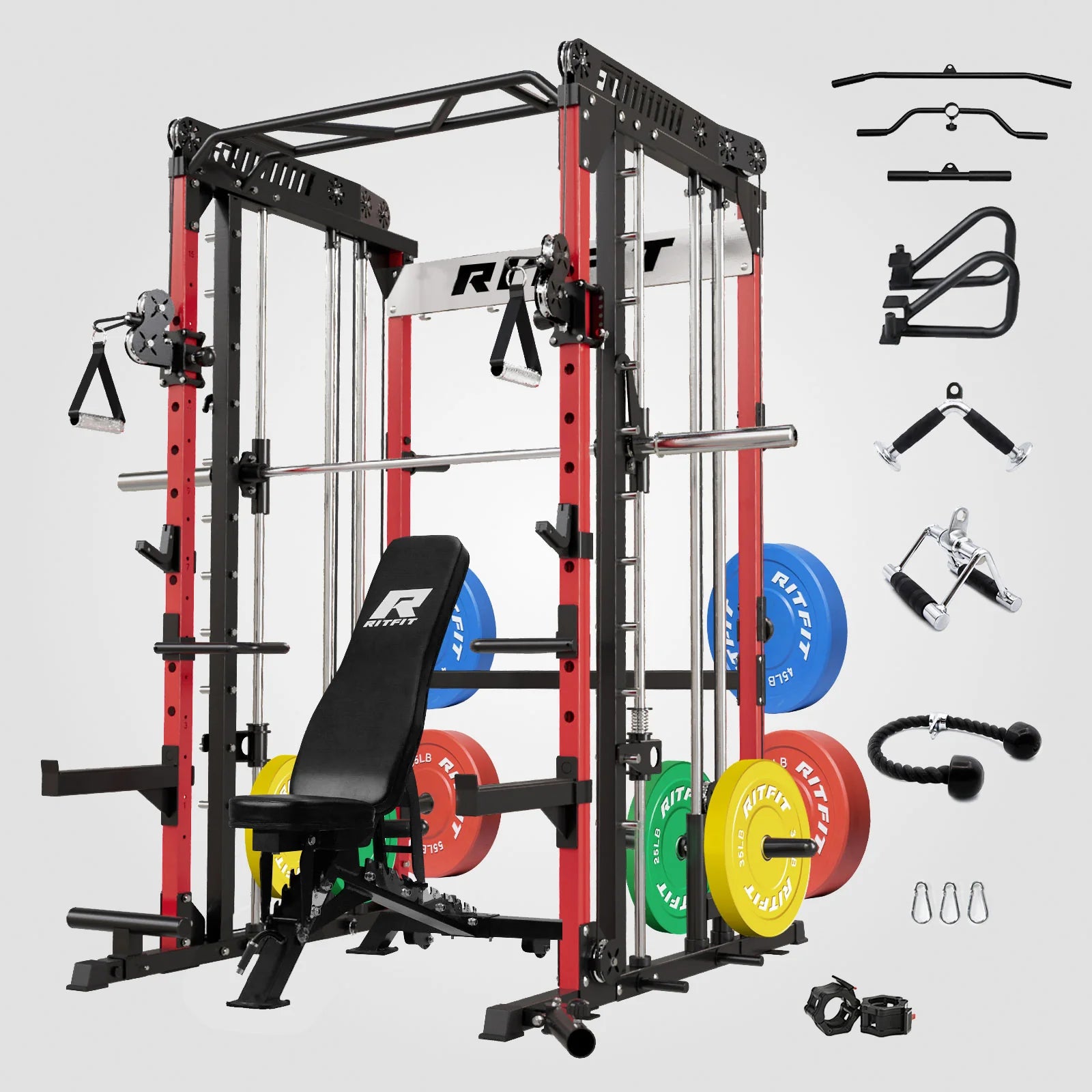 M1 PRO Smith Machine Home Gym Package Comprehensive All-In-One Workout System