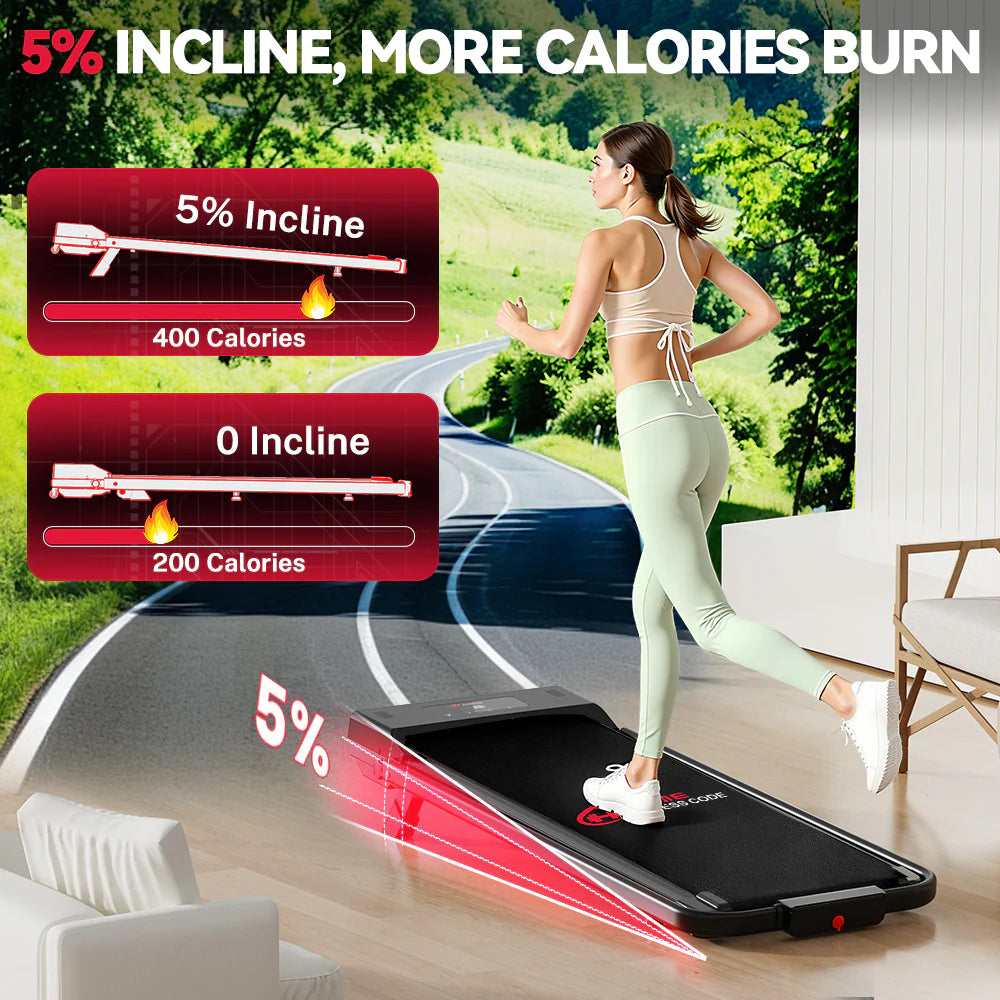 Treadmill C1, Speed 1-10KM/H, 5% Manual Incline
