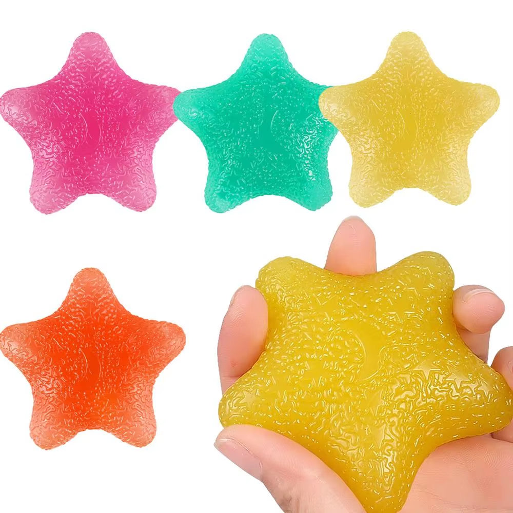 New Silicone Hand Grip Trainer Grip Training Exercise Squeeze Hand Stress Ball Squeeze Stress Relief Grip Strength Balls
