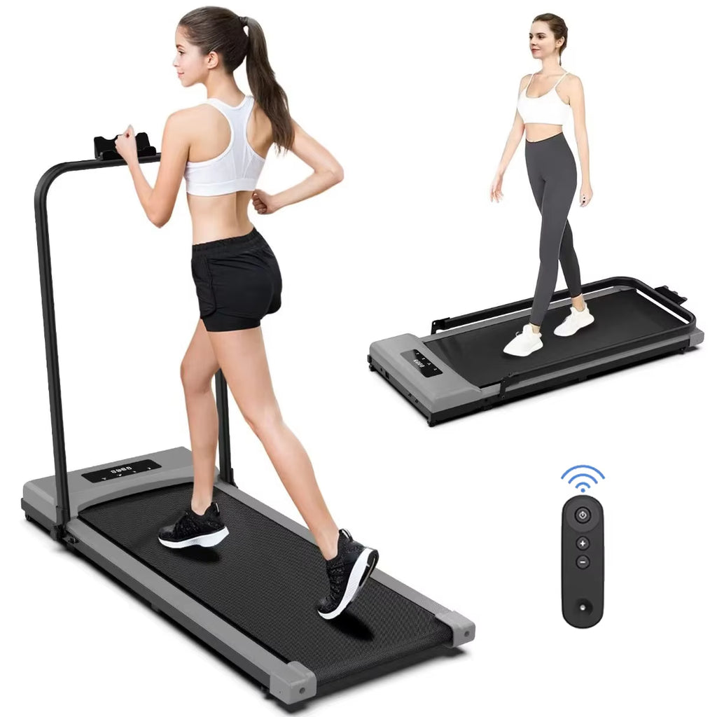 RS Home Gym Equipment Electric Treadmill Smart Bluetooth Speaker Folding Portable Walking Pad Mini Desk Treadmill with Handle