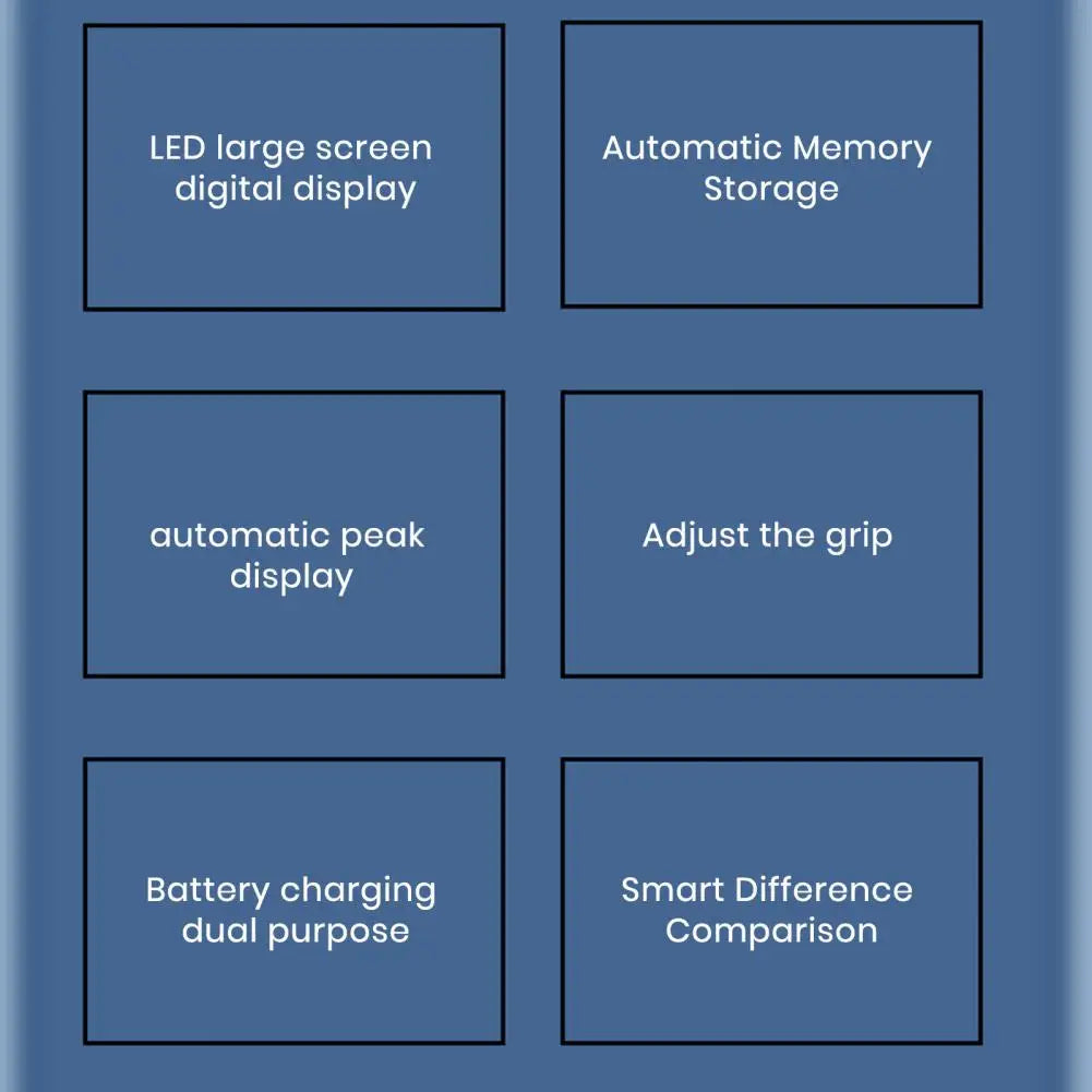 Durable Hand Strength Tester Grip Strength Trainer Electronic Hand Dynamometer Grip Strength Tester for Measuring for Handgrip
