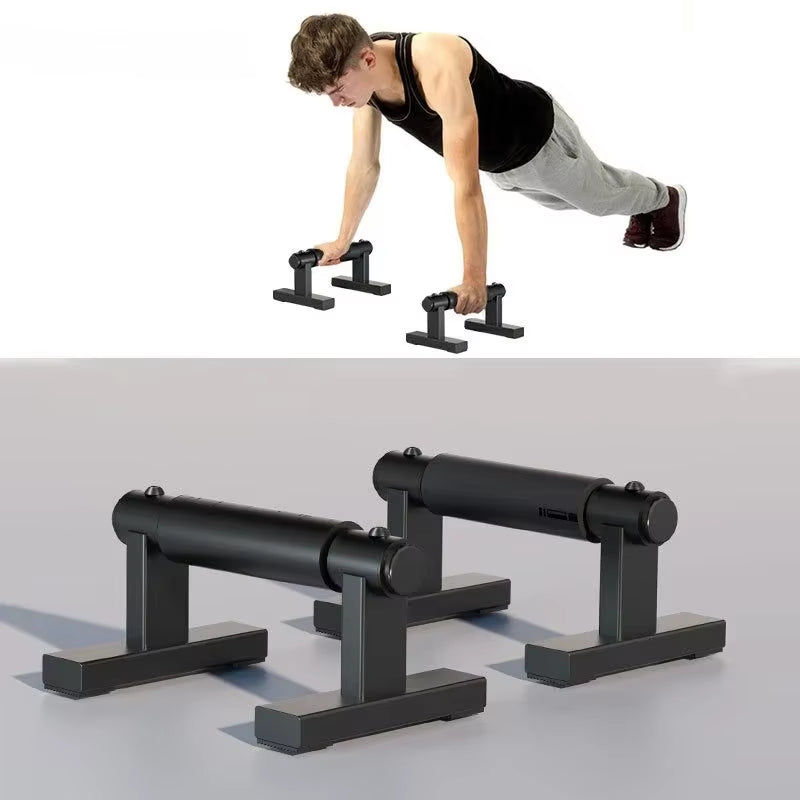 1 Pair Gym Push-Up Bar Stands with Handles Chest Abdomen Arms Back Bodybuilding Training Handstand Parallel Rod Gym Accessories