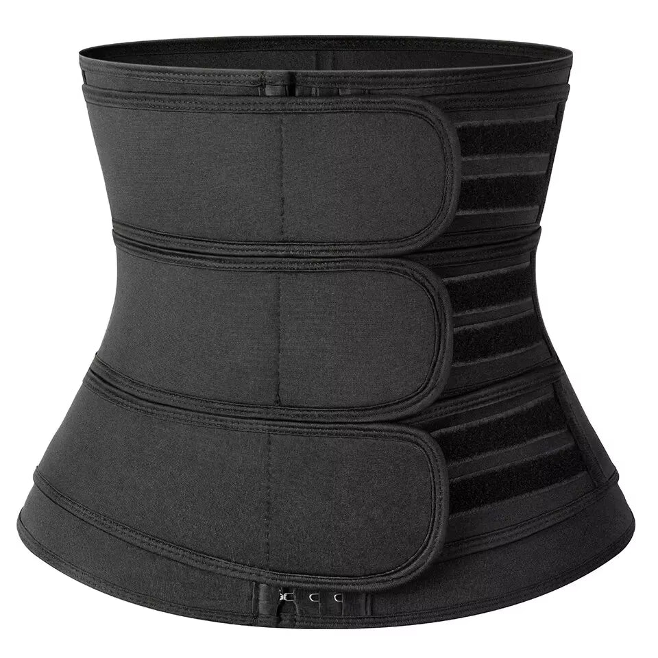 Men Waist Trainer Trimmer Belt for Weight Loss Neoprene Body Shaper Sauna Workout Sweat Belly Belt with Double Straps Shapewear