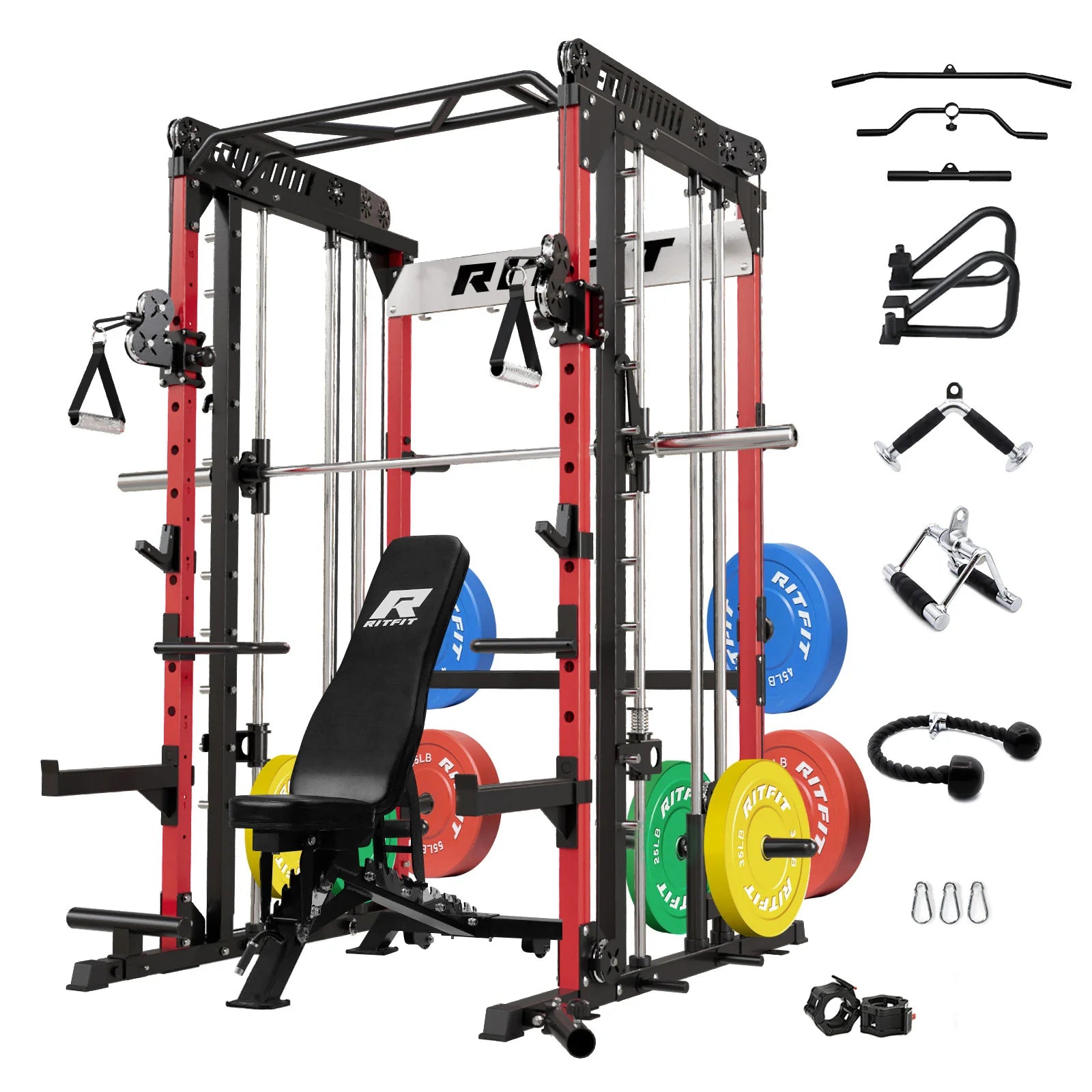 M1 PRO Smith Machine Home Gym Package Comprehensive All-In-One Workout System