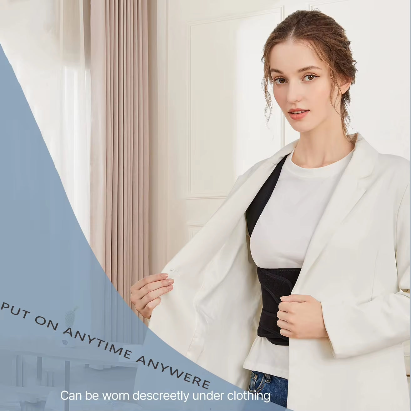 Upper&Lower Back Brace Posture Corrector: Shoulder Straightener Adjustable Support Pain Relief - Scoliosis Hunchback Hump