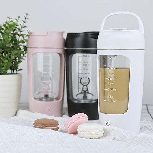 Electric Protein Shaker Bottle – Rechargeable by USB