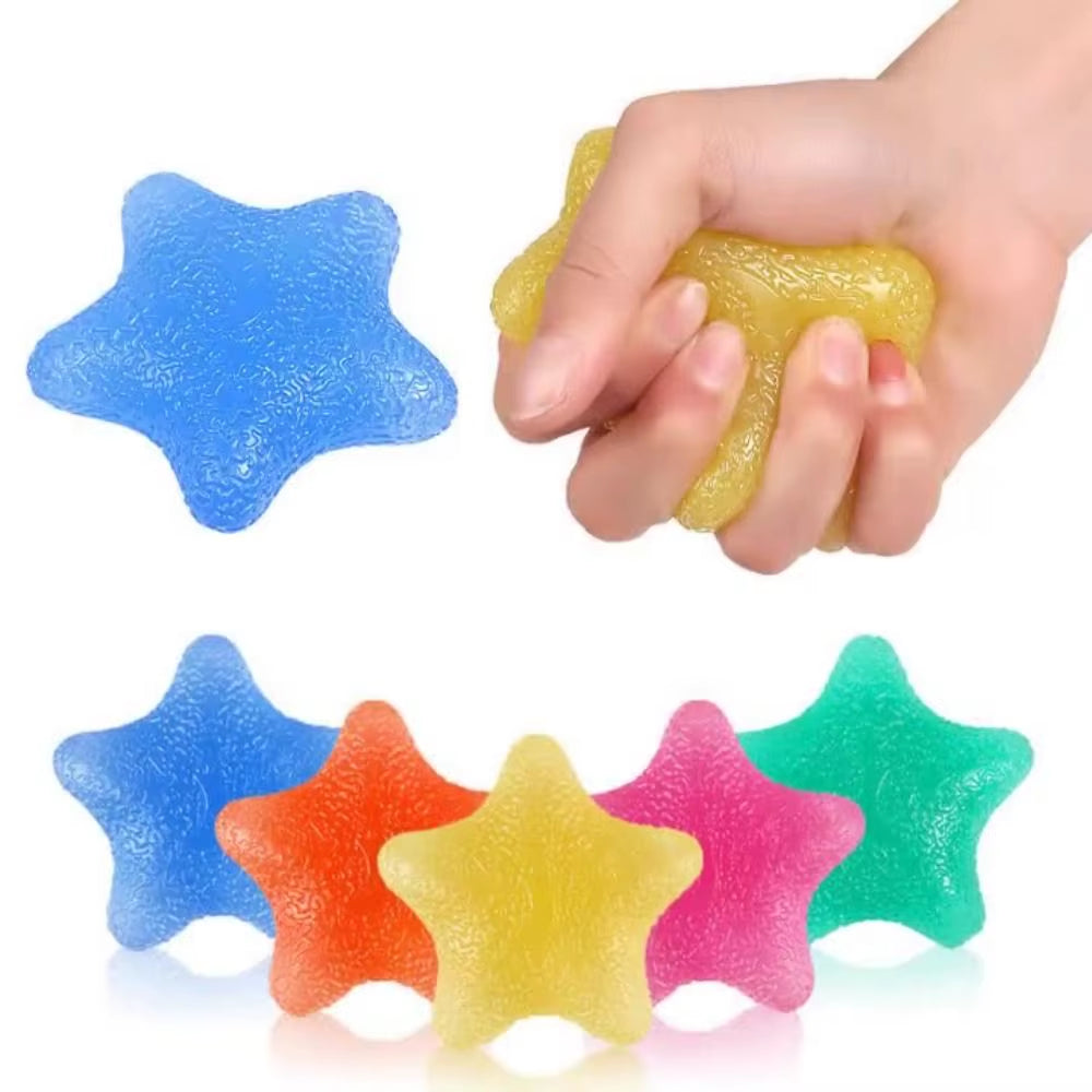 New Silicone Hand Grip Trainer Grip Training Exercise Squeeze Hand Stress Ball Squeeze Stress Relief Grip Strength Balls