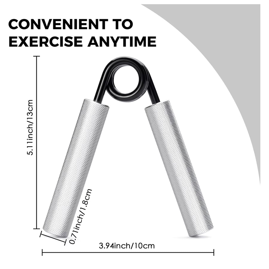 Metal Grip Strength Trainer 100Lb/150Lb/200Lb Grip, Non-Slip Hand Grip for Muscle Strengthening and Hand Rehabilitation Exercise