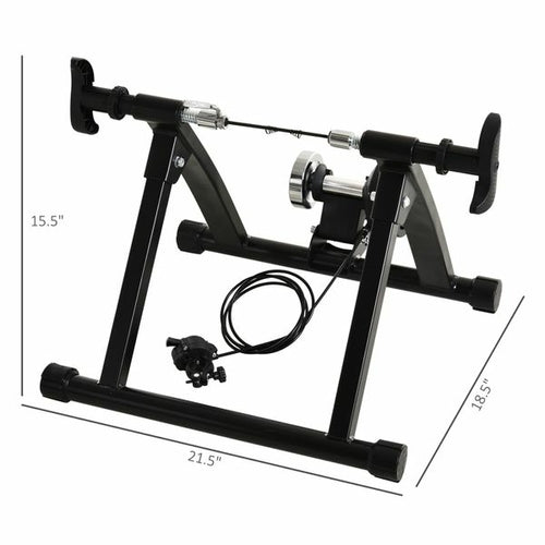 Soozier Indoor Magnetic Bike Trainer – 5-Level Resistance