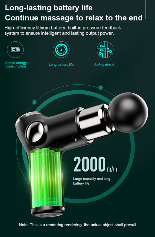 Portable Massage Gun, Muscle Meridian Relaxation Tissue Massager