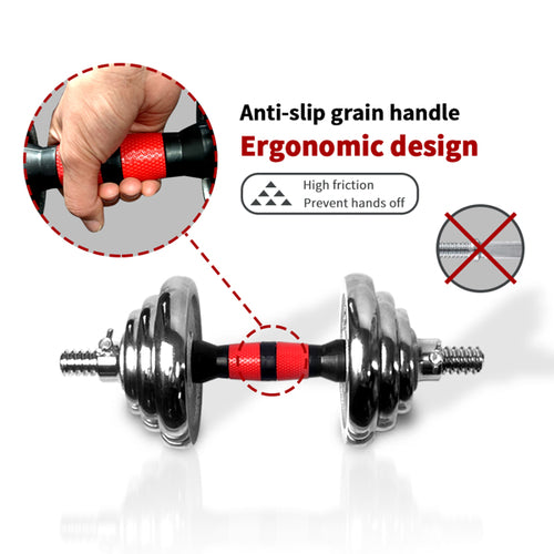 5-44LBS Adjustable Cast Iron Dumbbell Sets with Portable Packing Box