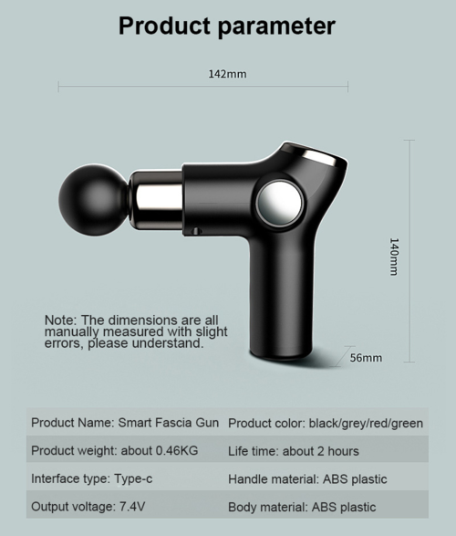 Portable Massage Gun, Muscle Meridian Relaxation Tissue Massager