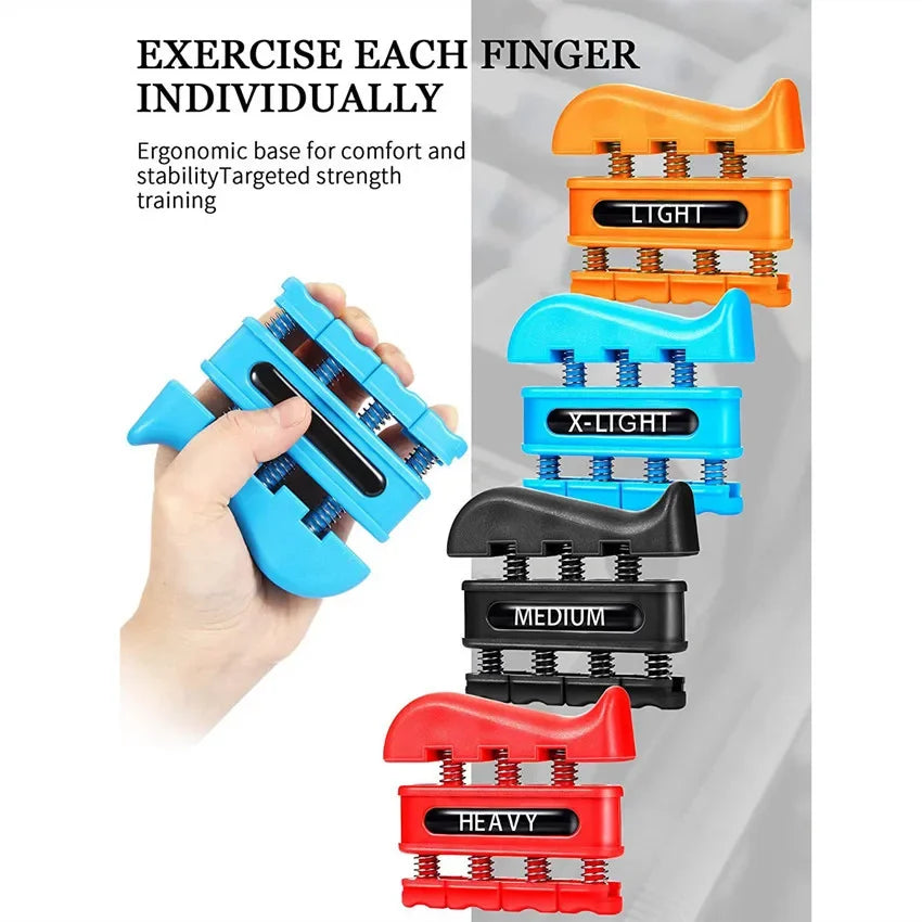 Segmental Hand Grip and Two Hand Finger Trainer for Rehabilitation and Strengthening Hand Grip Strengthener